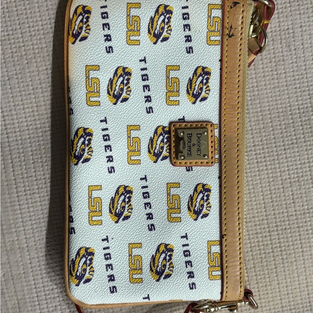 Dooney & Bourke LSU Tigers Patterned Wristlet